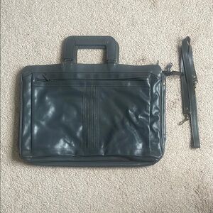 Gray Professional Briefcase with Sleek Design